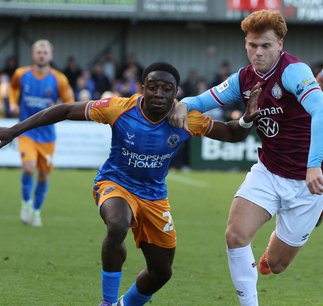 Kabia on how his loan spell at Shrewsbury is going