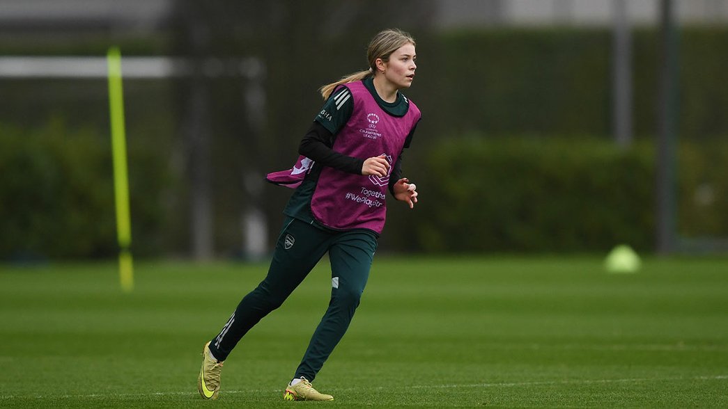 Laila Harbert in training