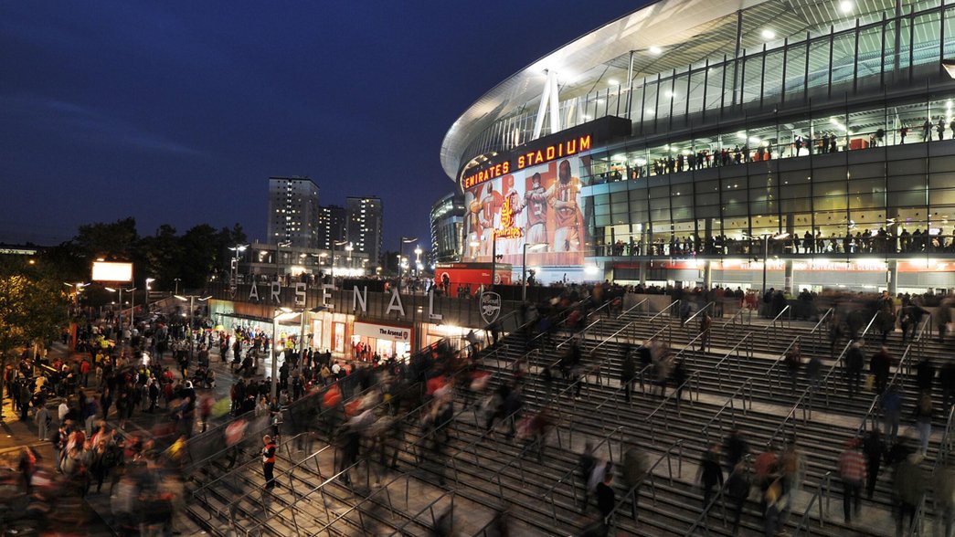 Emirates Stadium long exposure